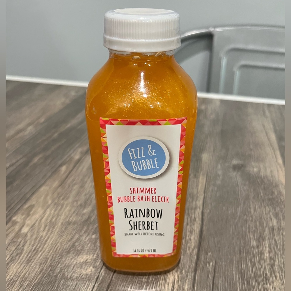 2 for $10 Fizz & Bubble Rainbow Sherbet Shimmer Bubble Bath Elixir